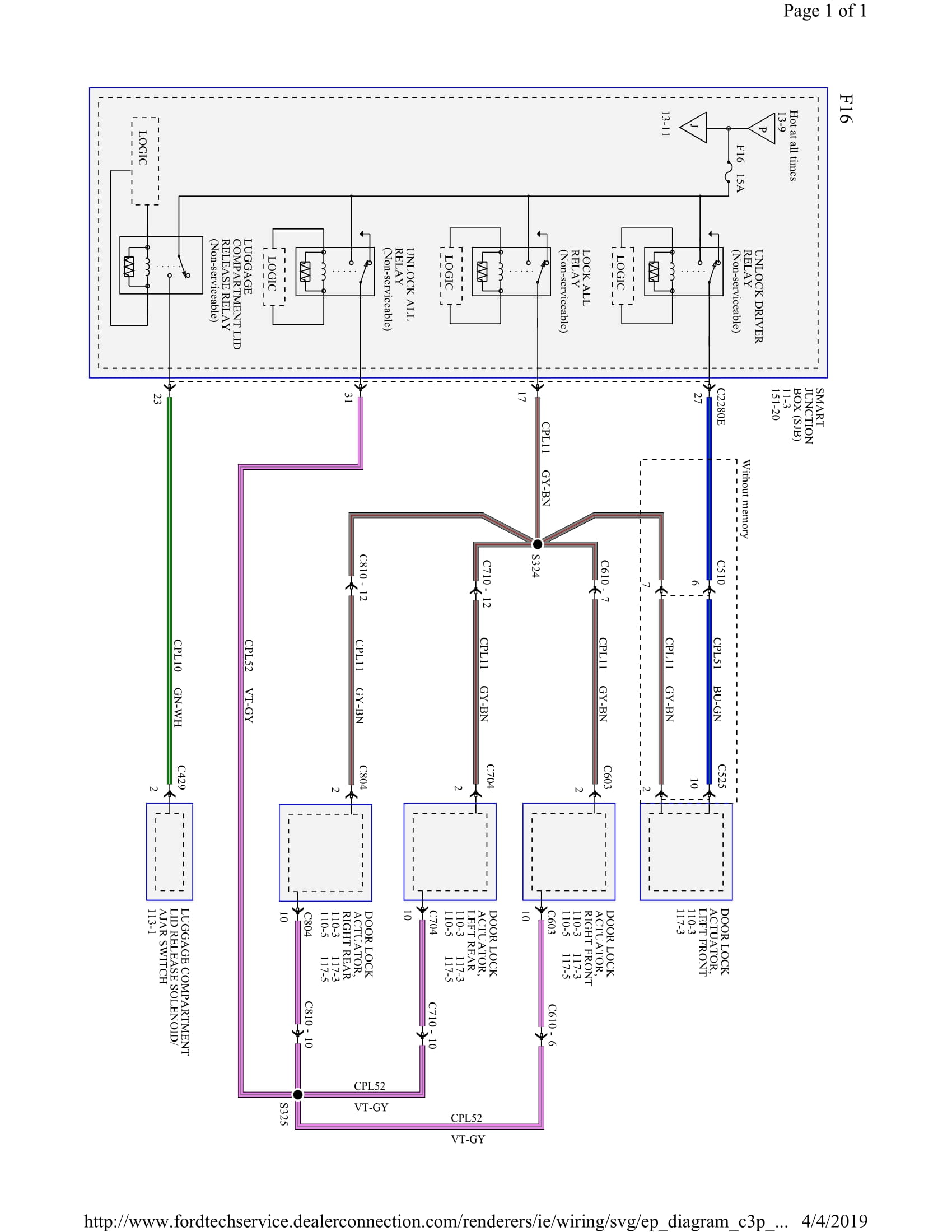 Ford Fusion 2006-2009 wiring diagrams